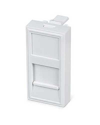 Вставка 45x22,5 (Mosaic) для 1 модуля формата Keystone Jack (FP-22,5-1M) Пожтехкабель СКС (202-030) в Йошкар-Оле Модули Keystone Pintop.ru