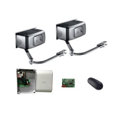 Комплект автоматики для двухстворчатых распашных ворот Came F1000 KIT на основе привода F1000 (блок управления ZF1N, радиоуправление)