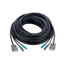 КВМ-кабель с интерфейсами PS/2, VGA (1.8м) ATEN 2L-1001P