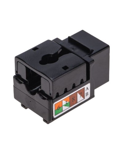 Модуль Keystone Jack RJ-45(8P8C), UTP неэкранированный, CAT 6, тип 90 градусов, черный REXANT PRO 02-0255 в Йошкар-Оле Модули Keystone Pintop.ru