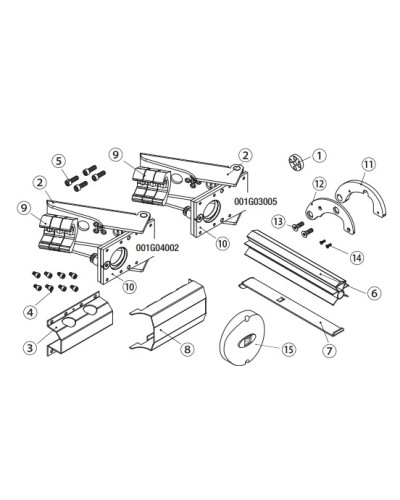 Рычаги F500 без крепления Came 119RID185 в Йошкар-Оле Запчасти для шлагбаумов и автоматики Pintop.ru