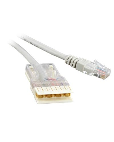 Патч-корд Hyperline PC-110-RJ45-4P-C5e-1M-LSZH-GY в Йошкар-Оле Патчкорды (медные) Pintop.ru