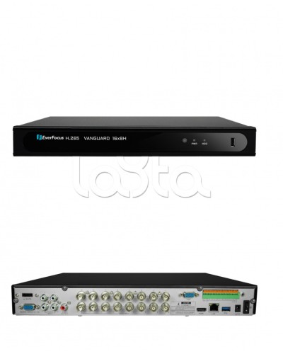 Видеорегистратор 16-канальный EverFocus VANGUARD II 16x8H в Йошкар-Оле Видеорегистраторы гибридные Pintop.ru