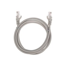 Патч-корд U/UTP CAT 5e, RJ45-RJ45, 26AWG, LSZH, серый, 1,5м REXANT 02-0100-105