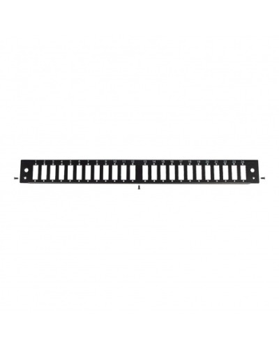 Панель лицевая для выдвижной оптич. полки, 24 SC Duplex/24 LC Quadra, черный Datarex DR-546145 в Йошкар-Оле Патч-панели Pintop.ru
