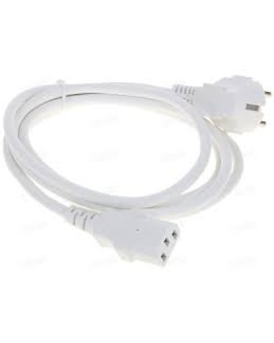 Шнур питания C13-Schuko угловая, 3х0.75, 220В, 10А, белый, 1 метр LANMASTER (LAN-PP13/SHA-1.0-WH) в Йошкар-Оле Аксессуары для стоек и шкафов Pintop.ru