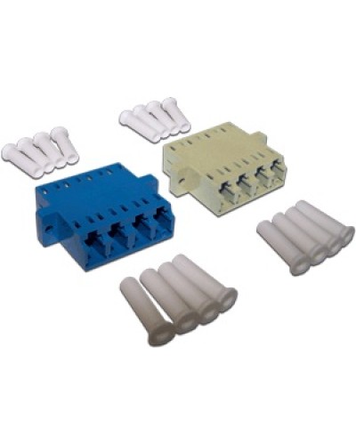 Адаптер оптический LC, SM/APC, корпус SC дуплекс, квадро LANMASTER LAN-4LCS-AM-APC в Йошкар-Оле Коннекторы Pintop.ru