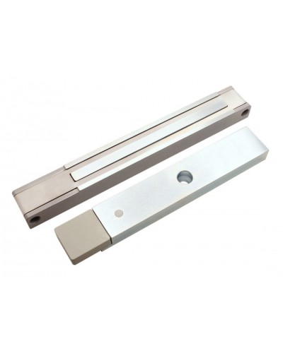 Электромагнитный замок с датчиком состояния двери ALeko ALM-200P (24В серый) в Йошкар-Оле Электромагнитные замки Pintop.ru