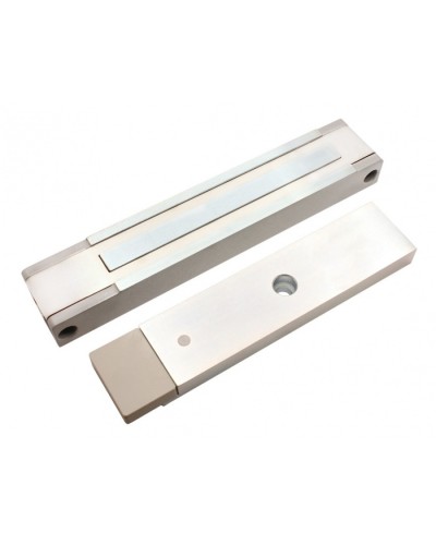 Электромагнитный замок с датчиком состояния двери ALeko ALM-400P (24В серый) в Йошкар-Оле Электромагнитные замки Pintop.ru