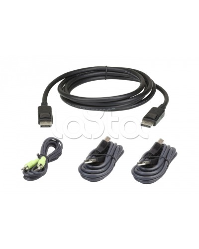 Комплект кабелей USB, DisplayPort для защищенного KVM-переключателя (1.8м)ATEN 2L-7D02UDPX4 в Йошкар-Оле Видеоусилители, Модуляторы, Делители Pintop.ru