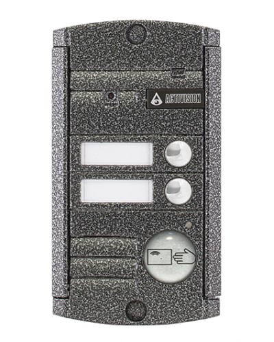 Видеопанель вызывная накладная цветная на 2 абонента с Proxy-считывателем Activision AVP-452 Proxy (PAL, антик) в Йошкар-Оле Вызывные видеопанели малоабонентные Pintop.ru