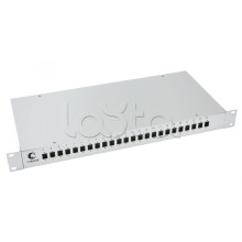 Бокс оптический 19" на 24 SC/LC порта Cabeus FO-19-24-SC