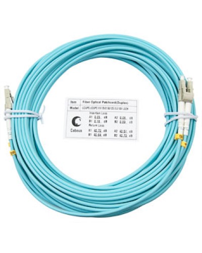 Шнур оптический duplex LC-LC 50/125 mm OM3 20м LSZH Cabeus FOP-50-LC-LC-20m в Йошкар-Оле Патч-корды и пигтейлы Pintop.ru