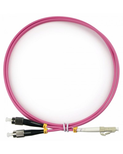 Шнур оптический duplex LC-FC 50/125 mm OM4 1,5м LSZH Cabeus FOP-50-OM4-LC-FC-1,5m в Йошкар-Оле Патч-корды оптические Pintop.ru