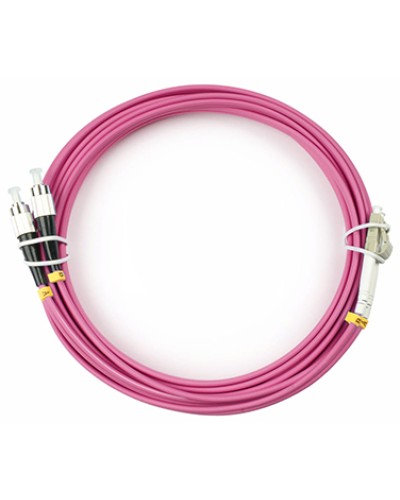 Шнур оптический duplex LC-FC 50/125 mm OM4 7м LSZH Cabeus FOP-50-OM4-LC-FC-7m в Йошкар-Оле Патч-корды оптические Pintop.ru