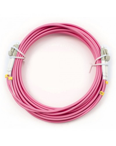 Шнур оптический duplex LC-LC 50/125 mm OM4 5м LSZH Cabeus FOP-50-OM4-LC-LC-5m в Йошкар-Оле Патч-корды оптические Pintop.ru