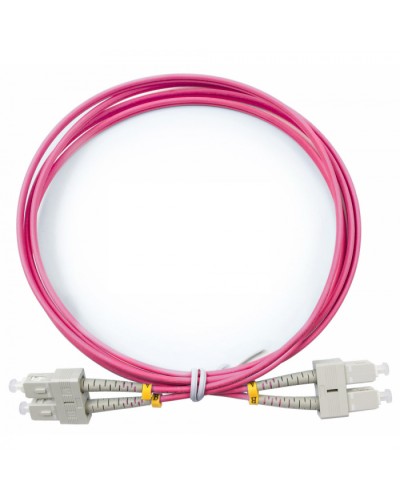 Шнур оптический duplex SC-SC 50/125 mm OM4 2м LSZH Cabeus FOP-50-OM4-SC-SC-2m в Йошкар-Оле Патч-корды оптические Pintop.ru