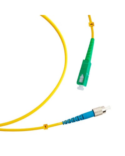 Шнур оптический simplex SC/APC-FC/UPC 9/125 sm 5м LSZH Cabeus FOP(s)-9-SC/APC-FC/UPC-5m в Йошкар-Оле Патч-корды оптические Pintop.ru
