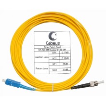 Шнур оптический simplex SC-ST 9/125 sm 10м LSZH Cabeus FOP(s)-9-SC-ST-10m