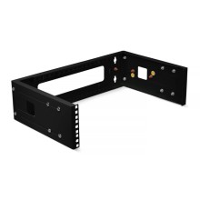 Кронштейн настенный 19" 3U, цвет черный Cabeus NC-3U-BK