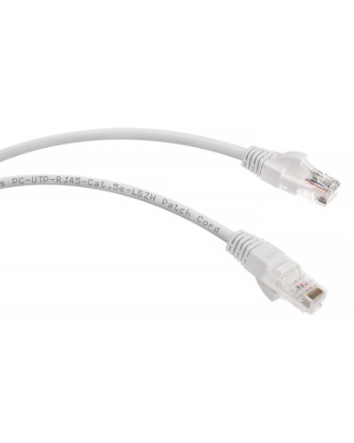 Патч-корд медный U/UTP кат.5е (1м) LSZH (белый) Cabeus PC-UTP-RJ45-Cat.5e-1m-WH-LSZH в Йошкар-Оле Патчкорды (медные) Pintop.ru