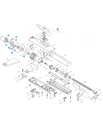 Электродвигатель АХ3024, AX5024 Came 119RID315 в Йошкар-Оле Запчасти для шлагбаумов и автоматики Pintop.ru