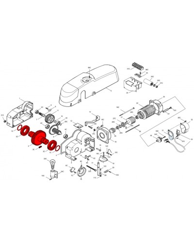 Корпус шлагбаума G4001 Came 119RIG069 в Йошкар-Оле Запчасти для шлагбаумов и автоматики Pintop.ru