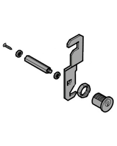 Замок дверцы G4040 Came 119RIG411 в Йошкар-Оле Запчасти для шлагбаумов и автоматики Pintop.ru