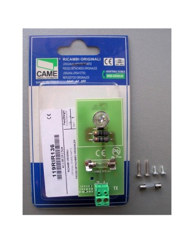 Плата TX DIR Came 119RIR136 в Йошкар-Оле Запчасти для шлагбаумов и автоматики Pintop.ru