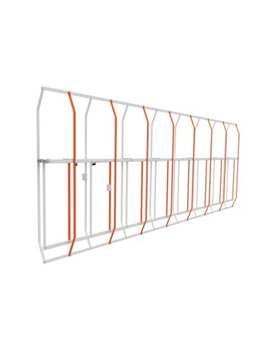 Шторка стрелы шлагбаумов GT высотой 1,3 м (модуль 1721 мм) Came 803XA-0350 в Йошкар-Оле Запчасти для шлагбаумов и автоматики Pintop.ru