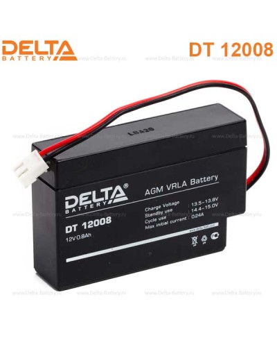 Аккумулятор свинцово-кислотный Delta DT 12008 Т13 в Йошкар-Оле Электротехническое оборудование Pintop.ru