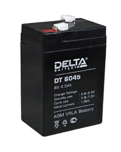 Аккумулятор свинцово-кислотный Delta DT 6045 в Йошкар-Оле Электротехническое оборудование Pintop.ru