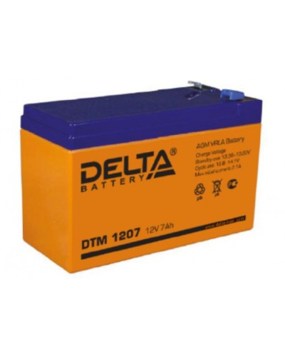 Аккумулятор свинцово-кислотный Delta DTM 1207 в Йошкар-Оле Электротехническое оборудование Pintop.ru