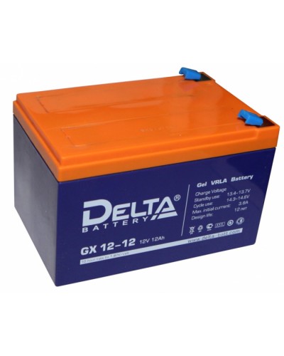 Аккумулятор свинцово-кислотный Delta GX 12-12 в Йошкар-Оле Электротехническое оборудование Pintop.ru