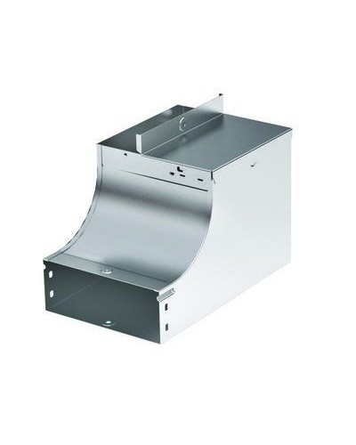 Угол CSSS 90 вертикальный внутр. переходник лев. осн. 200 H50 горячеоцинкованный DKC 37594KHDZ в Йошкар-Оле Аксессуары для лотков Pintop.ru