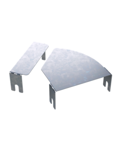 Крышка д/угла гор.изм.CPO 0-44 осн.100 DKC (38010HDZL) в Йошкар-Оле Аксессуары для лотков Pintop.ru