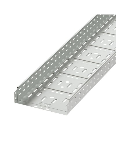 Лоток перфорированный 300х80 L2000, горячеоцинкованный DKC 35315HDZ в Йошкар-Оле Кабельные лотки Pintop.ru