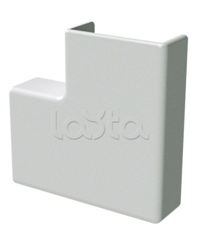 Угол плоский белый 22x10 DKC (00407R) в Йошкар-Оле Аксессуары для кабель-канала Pintop.ru