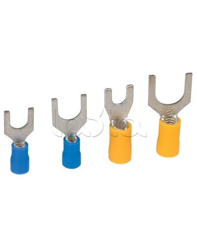 Наконечник вилочный с изолир.фланцем 2,5-6 кв.мм 4,3 мм (НВИ) DKC 2C14P в Йошкар-Оле Держатели, клипсы, скобы Pintop.ru