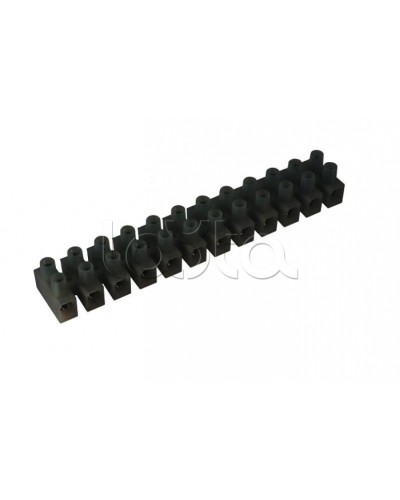 Клеммник полипропиленовый черный 12р 6 кв.мм DKC 43312PL/R в Йошкар-Оле Клеммные колодки Pintop.ru