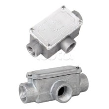 Коробка ответвительная алюминиевая, 3 ввода, М20х1,5 ,IP55, 118х67х42мм DKC 6330-20