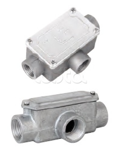 Коробка ответвительная алюминиевая, 3 ввода, М20х1,5 ,IP55, 118х67х42мм DKC 6330-20 в Йошкар-Оле Распределительные коробки Pintop.ru