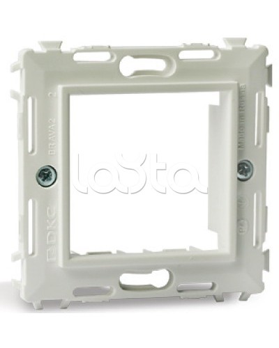 Каркас на 2 модуля (одноместный), слоновая кость DKC 75020SL в Йошкар-Оле Аксессуары для кабель-канала Pintop.ru