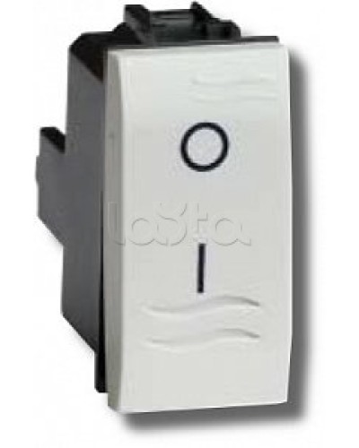 Выключатель двухполюсный белый 1 мод в Йошкар-Оле Аксессуары для стоек и шкафов Pintop.ru