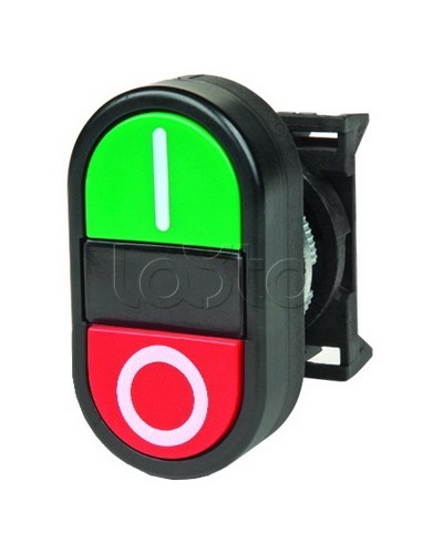 Кнопка двойная плоская, черная DKC ABFTM в Йошкар-Оле Кнопки выхода Pintop.ru