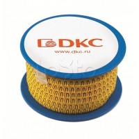Колечко маркировочное N, 1,3-2,5мм. черное на желтом DKC AZO2NNBY