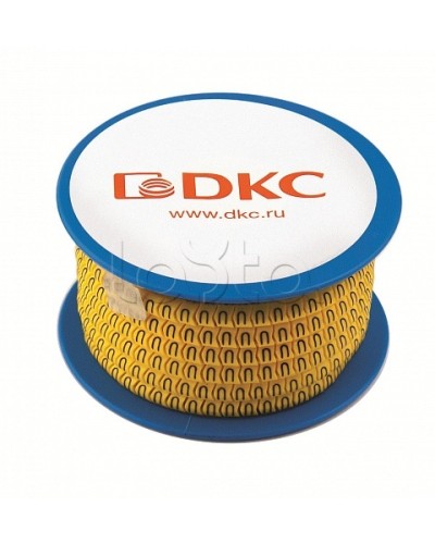 Колечко маркировочное N, 1,3-2,5мм. черное на желтом DKC AZO2NNBY в Йошкар-Оле Аксессуары для кабель-канала Pintop.ru