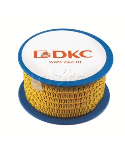 Колечко маркировочное +, 4-8мм. черное на желтом DKC AZS410BY в Йошкар-Оле Крепежные изделия Pintop.ru