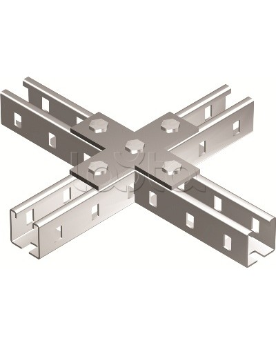 Пластина соединительная Х-обр., горячеоцинкованная DKC BMD1041HDZ в Йошкар-Оле Аксессуары для лотков Pintop.ru