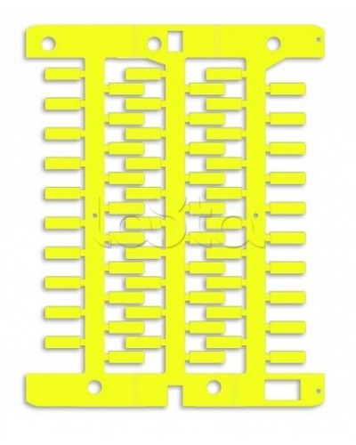 Маркировка для провода, жесткая, для трубочек. 4х12мм. Желтая DKC NUT12Y в Йошкар-Оле Крепежные изделия Pintop.ru